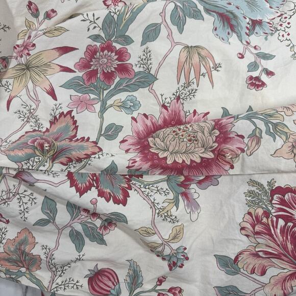Pottery Barn Marie Palampore Duvet Cover Queen Full Floral Jacobean Button - Picture 5 of 5